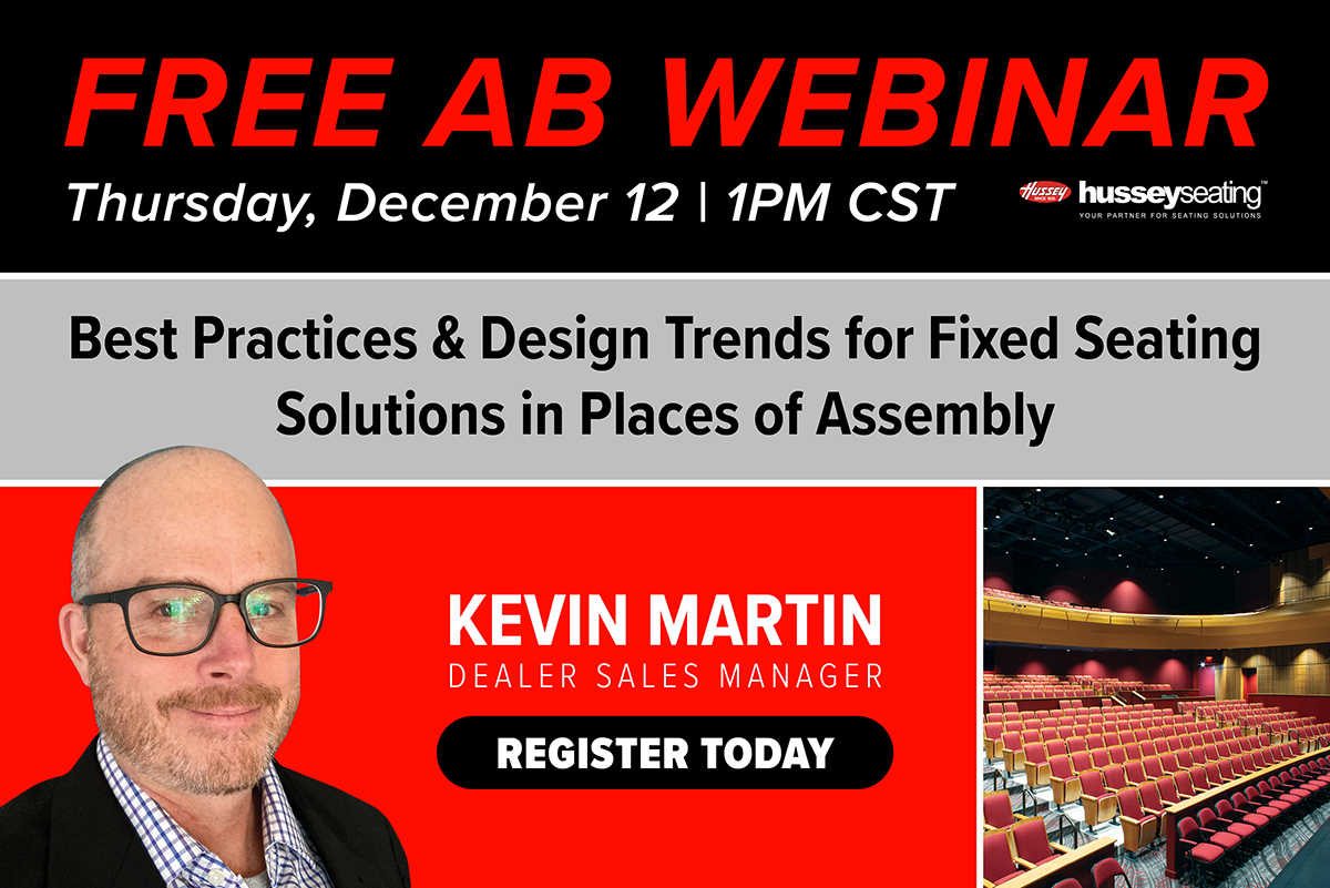 Best Practices & Design Trends for Fixed Seating Solutions in Places of Assembly